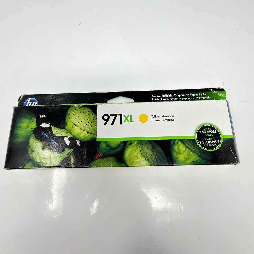 HP 971XL Ink Cartridge High Yield Yellow CN628AM OfficeJet Pro Open Box